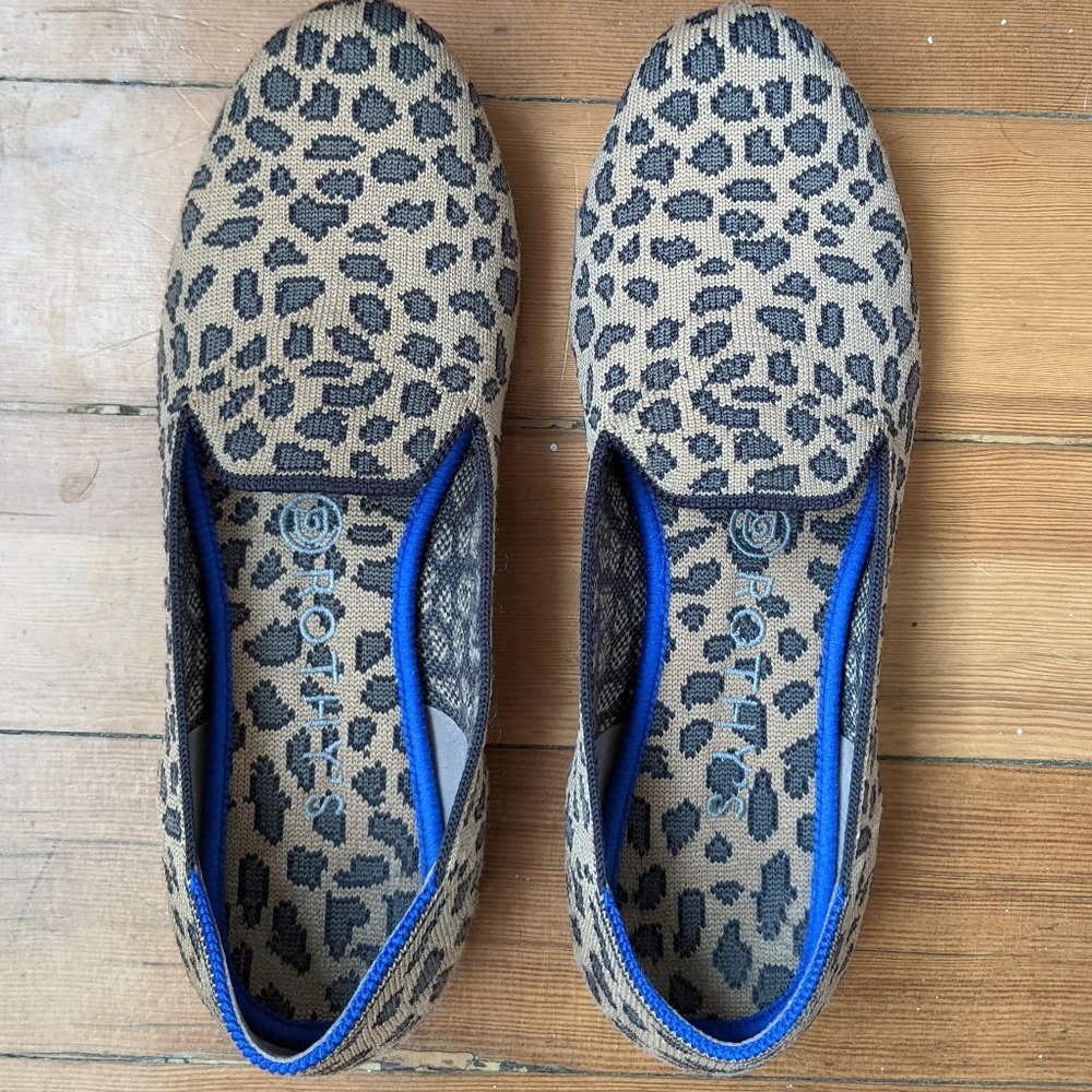 Rothy's Leopard Loafers